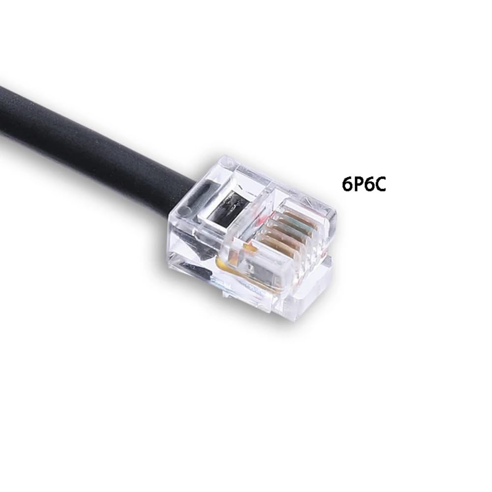 Cutesliving PL2303 Chipset RS232 RJ12 6P6C Synscan(3.3FT) Hand Control PC Link Cable Prolific USB to for Connecting PC