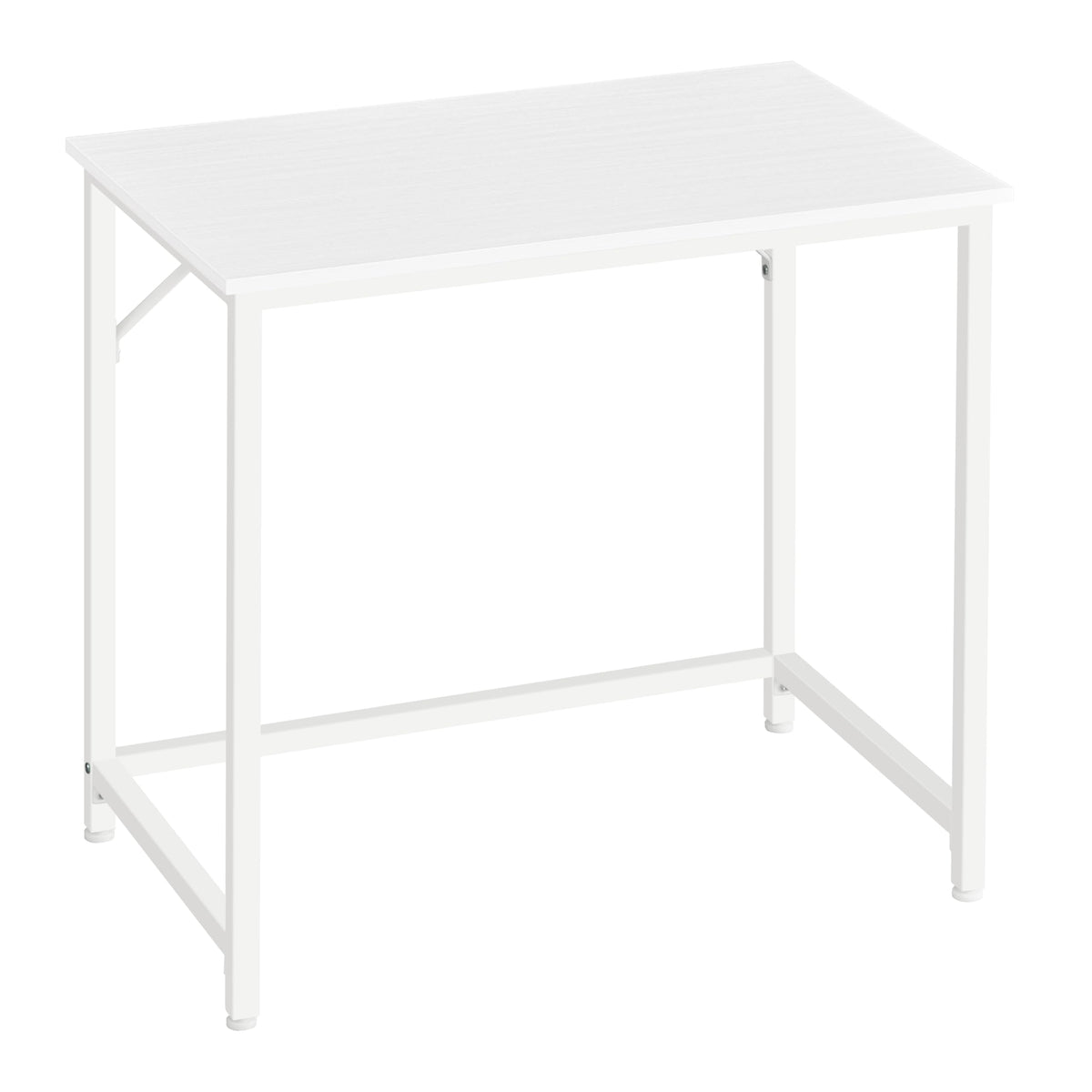 VASAGLE Computer Desk, Office Work Desk, 31.5 x 19.7 x 29.9 Inches, for Study, Bedroom, Home Office, Living Room, Maple White and Cloud White ULWD038W44