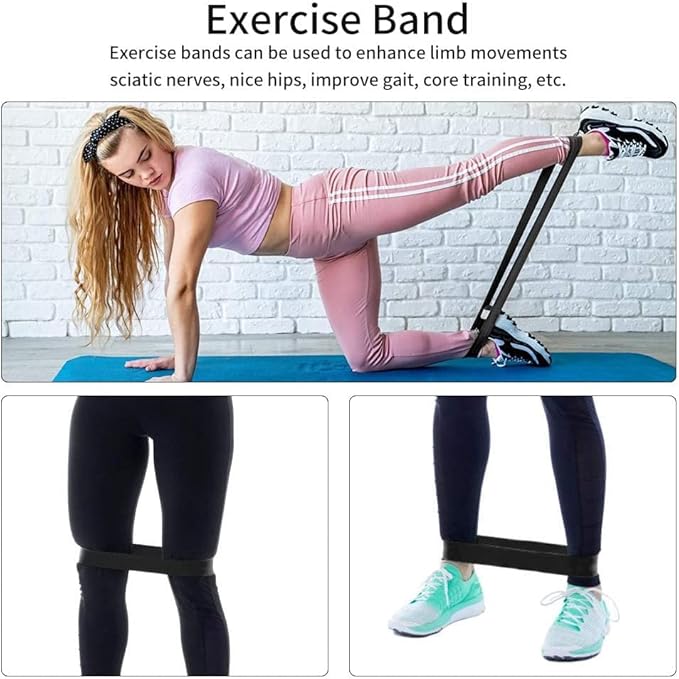 6 in 1 Foam Roller Set Includes Hollow Core Massage Roller, Yoga Stick, Massage Ball, Fitness Stretching Strap, Carrying Bag, Towel, Massage Roller (Black)