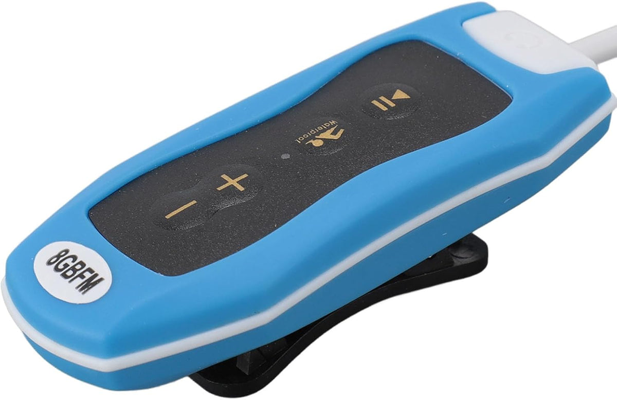 Asixxsix MP3 IPX8 Swimming (8GB) Player, Premium ABS Rubber Material with Rating for Biking Hiking Diving
