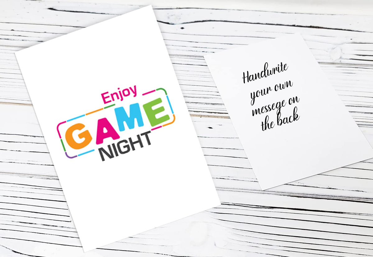 The Ultimate Game Night Gift Baskets for Family, Kids, Teens & Adults | Playing Cards & Snacks & Candy Gift Box for Teenage Birthday | Great Family Games & Movie Night or college, care package