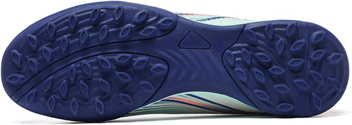 Men's High Top Soccer Shoes FG Long Spikes Adult Football Shoes Lightweight Professional Athletic Training