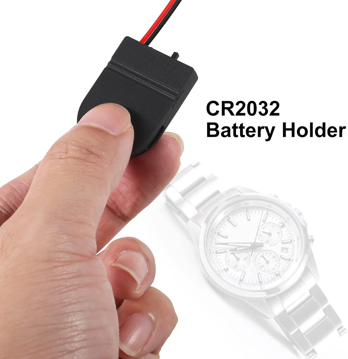 Alinan 5pcs CR2032 1 3V Button Battery Holder Coin Cell Battery Holder with Switch X Battery Holder Battery Storage