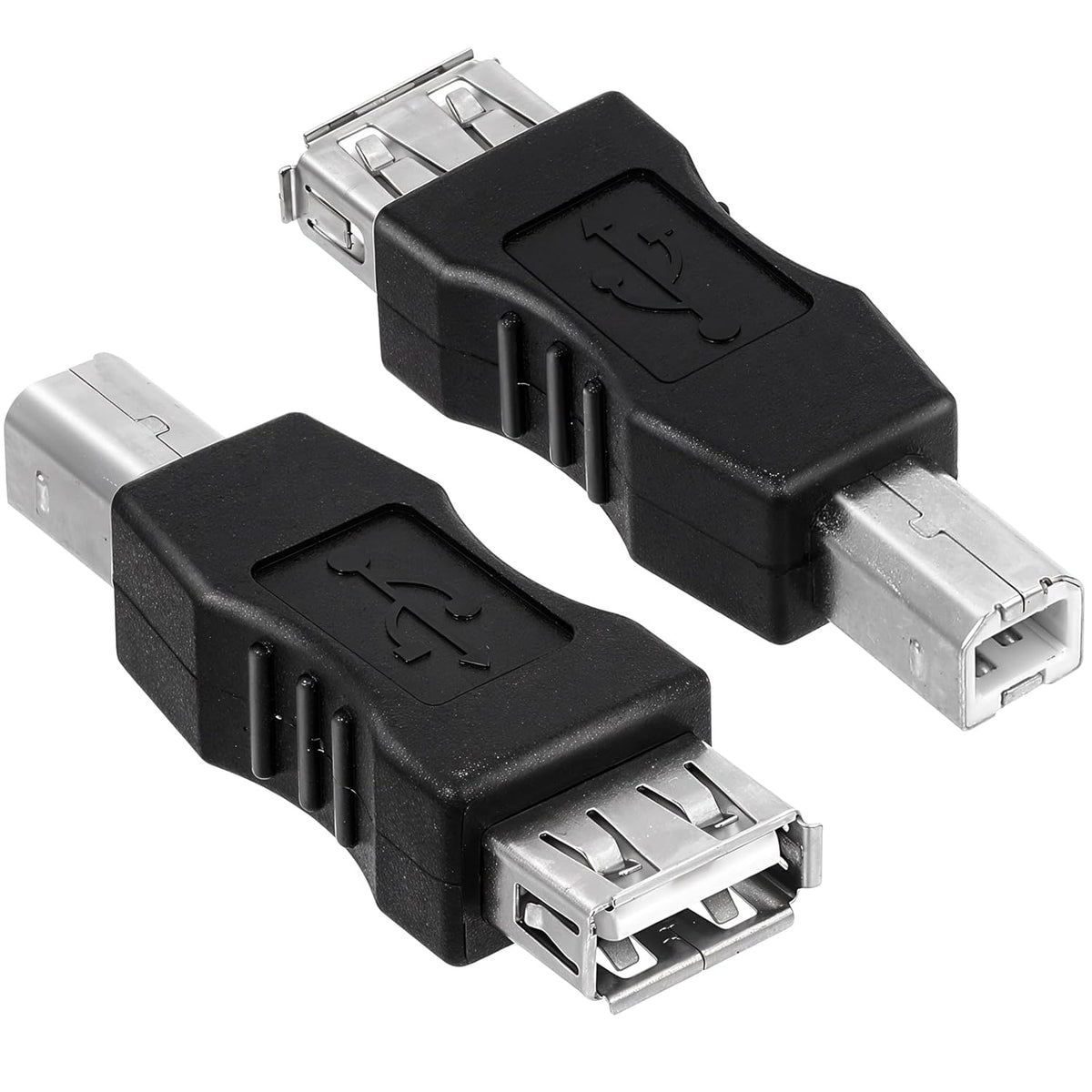 Xthrotsenk 2 2.0 Pcs A Female to USB B Male Printer Converter - USB A to B Adapter - AF/BM Adapter