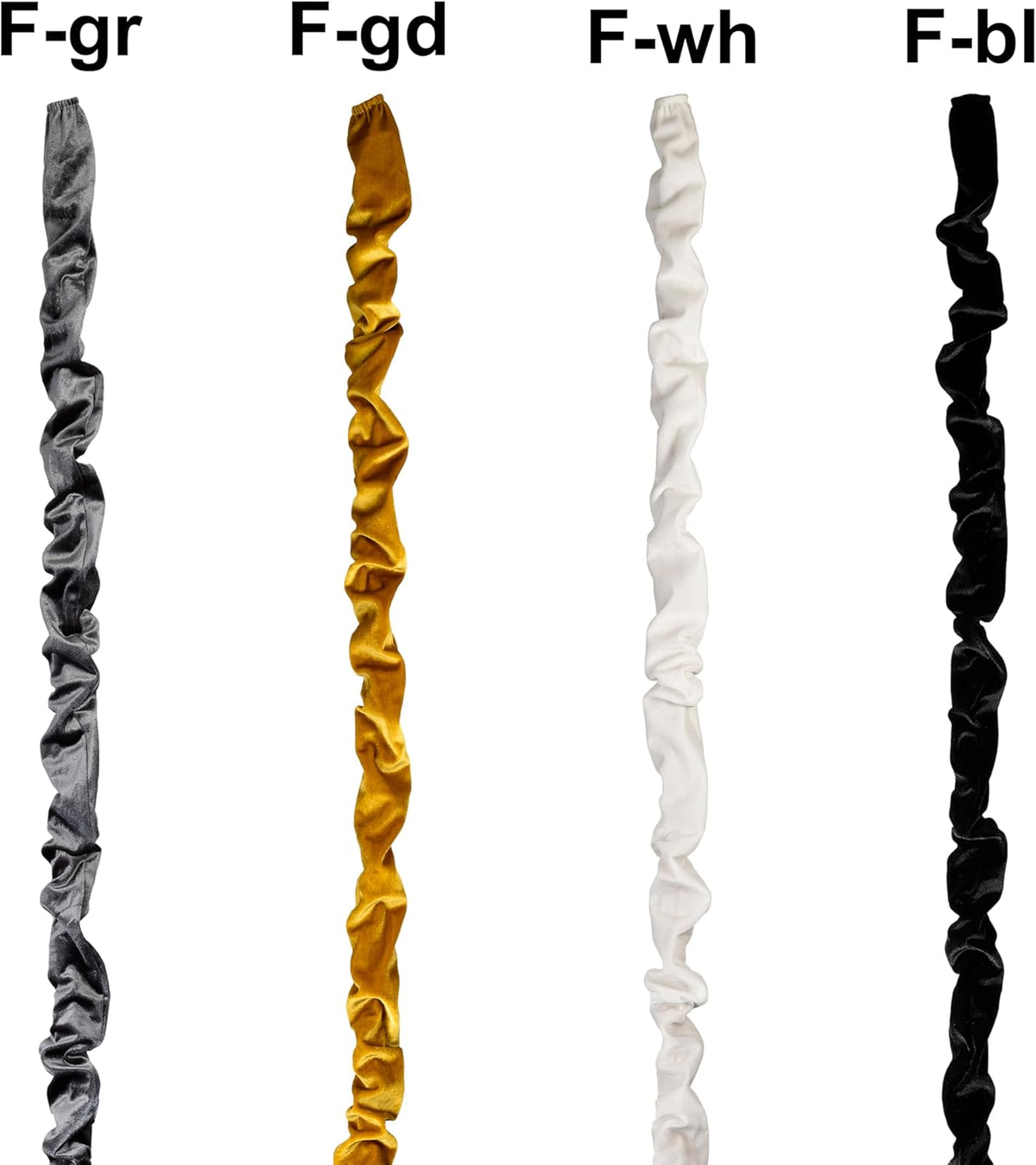 Antique House 2 Pack 70.8 inches Chandelier Chain Covers Gold Cable Covers Brushed Polyester Fabric Chain Sleeve