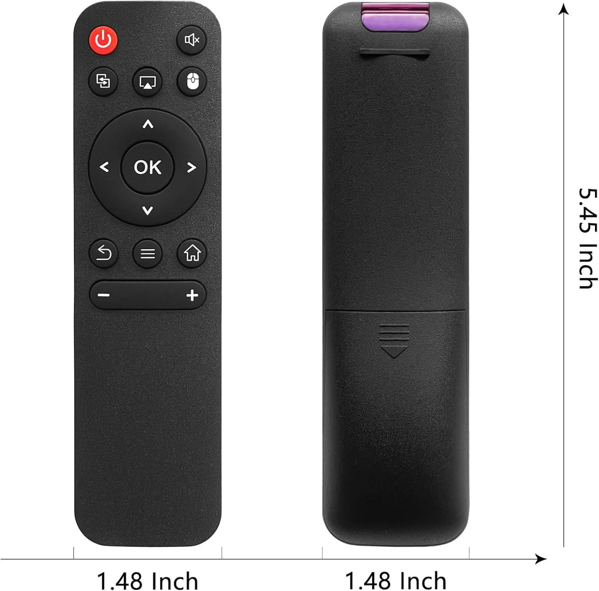 AOERUOW P2 Replacement Remote Control Compatible with FEARWIKY Portable Mini Movie Projector