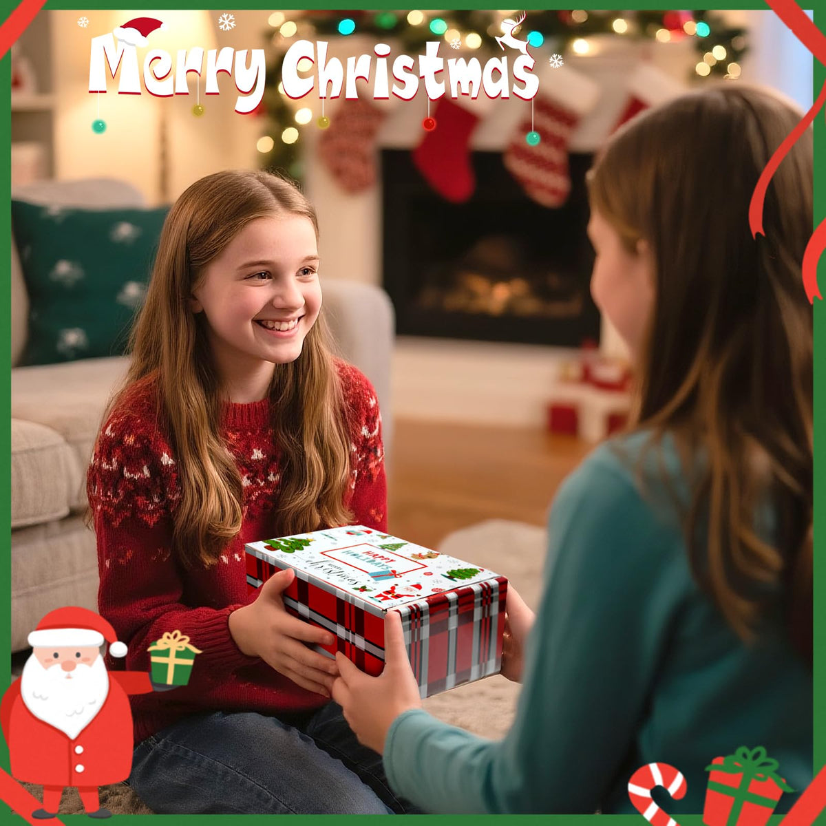 Atonofun Christmas Gifts for Women, Xmas Basket Essentials for Adults with Mug Relaxing Spa Gifts for Teen Adults Mom Wife Teen Girls