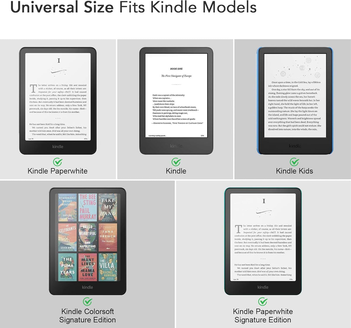 SEPTBEAM Ergonomic Silicone Hand Strap Holder for Kindle and Teblets - Handed Reading, Minimize Drops & Fatigue