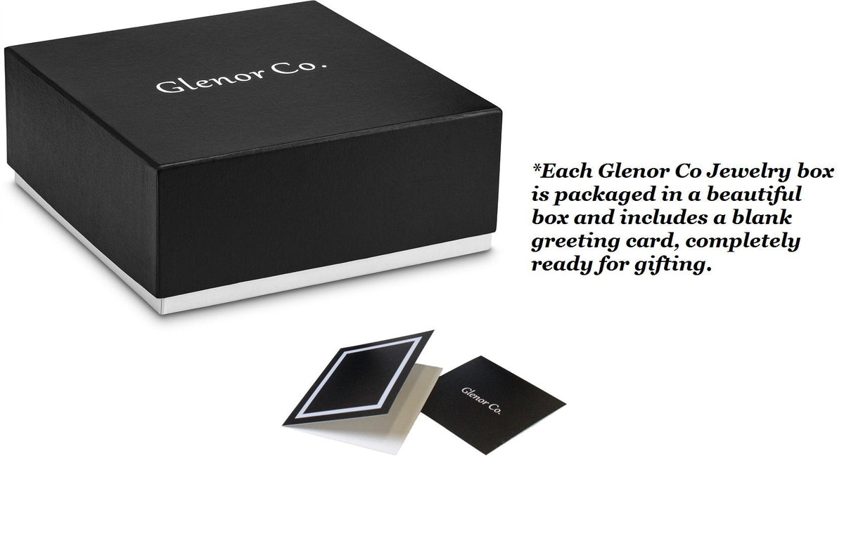 Glenor Co Sunglasses Organizer Case - 8 Slot Storage Holder to display Sunglass/Eye Glasses - Modern Box with Clear Glass Top and Metal Buckle for Men and Women - Carbon Fiber Leather Design - Black