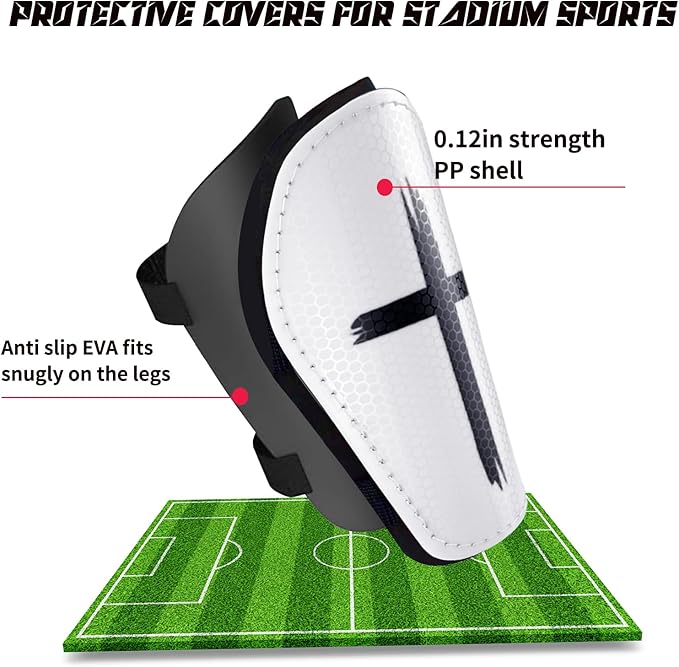 TOMIYO Soccer Shin Guards,Soccer Shin Guards Youth Boys 8-12,Light Weight Adjustable Straps Shin Pads Protection Equipment for Kids Youth,EVA Cushion Protection to Reduce Impact and Injury.
