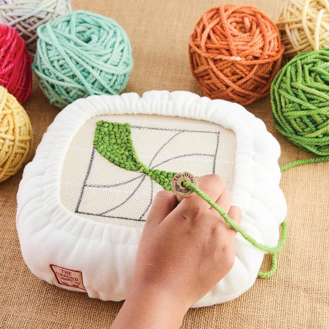 The Oxford Company Violet Jane 100% Wool, 3-Ply Solid Fine Yarn | 4-Ounce Skein (Silver Fox)