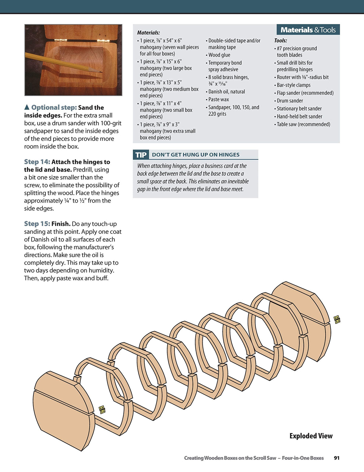 Creating Wooden Boxes on the Scroll Saw: Patterns and Instructions for Jewelry, Music, and Other Keepsake Boxes (Fox Chapel Publishing) 25 Fun Projects from Scroll Saw Woodworking & Crafts Magazine