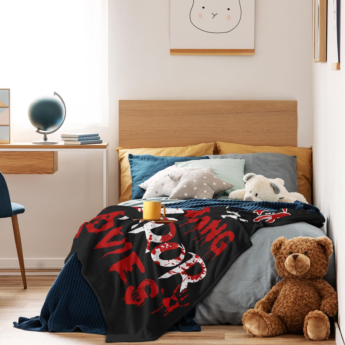 JUCIPAY Horror Movie Gifts for Women/Girl, Horror Movie/Scream Scary Blanket 60"x50", Gifts for Horror Lovers