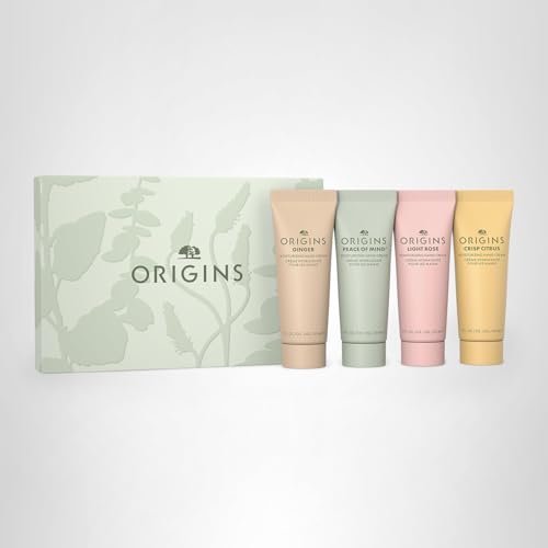Origins Hand Cream Essentials Gift Set | Softens Dry Skin | Travel Hand Lotion With Plant-Derived Glycerin & Meadowfoam Seed Oil