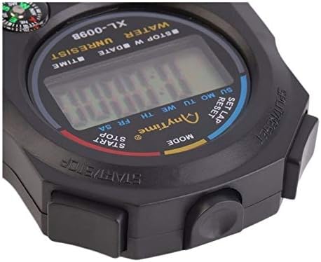 2 Pack Multi-Function Electronic Digital Sport Stopwatch Timer, Large Display with Date Time and Alarm Function,Suitable for Sports Coaches Fitness Coaches and Referees,Pgzsy
