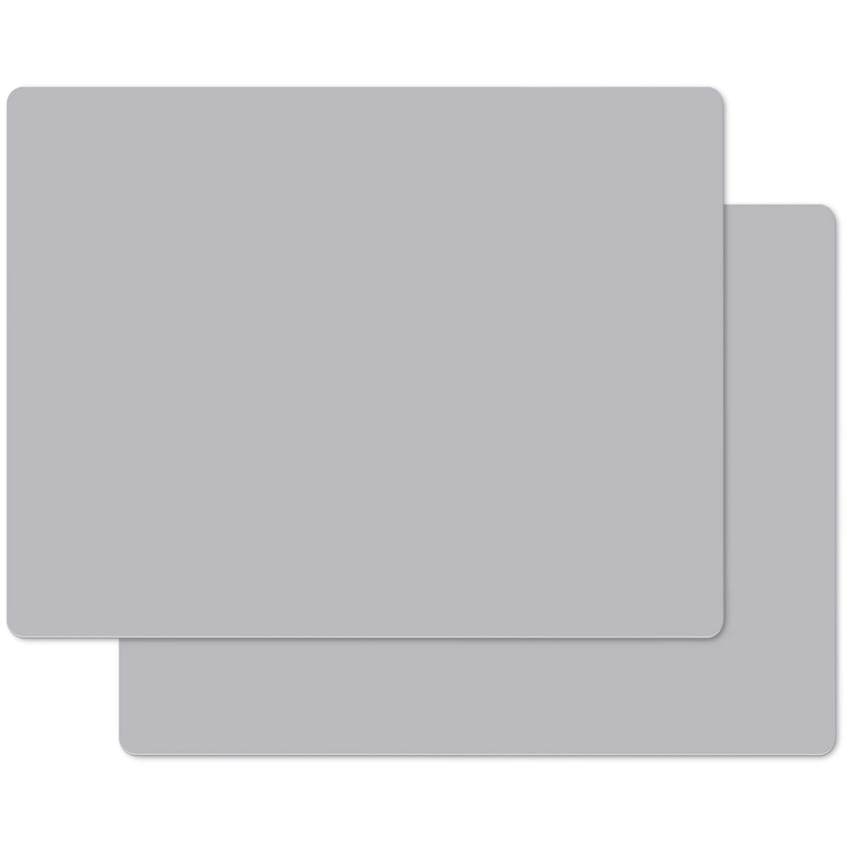Gartful 2 Pack Silicone Mats for Countertop - 0.05" Thicker, 32" by 24" Extra Large Counter Table Protector, Heat Resistant, Work Desk Pad, Placemat, Multipurpose, Pastry Mat, Light Gray