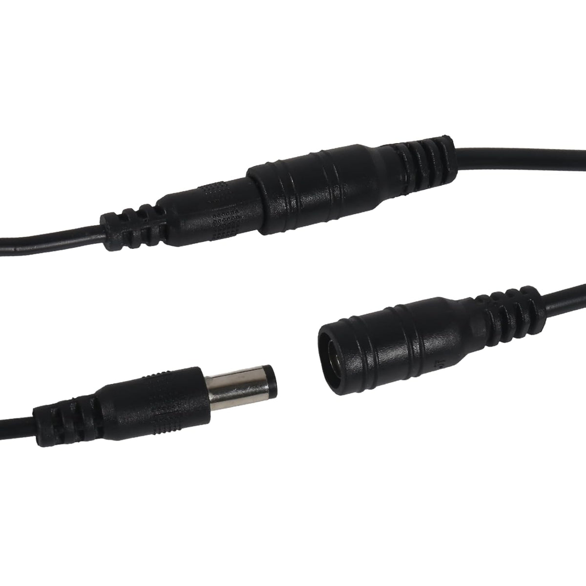 ATNSINC 10Pairs 12v 2.1mm 5.5mm DC Power Cable Male Female Connectors x DC Pigtail Adapter for CCTV Security