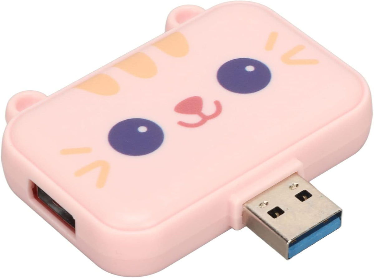 Sanpyl 3 1 USB3.0 USB2.0X 2 5Gbps in Cute USB Hub, USB A to and Adapter, Multiport USB Docking Station, USB Data