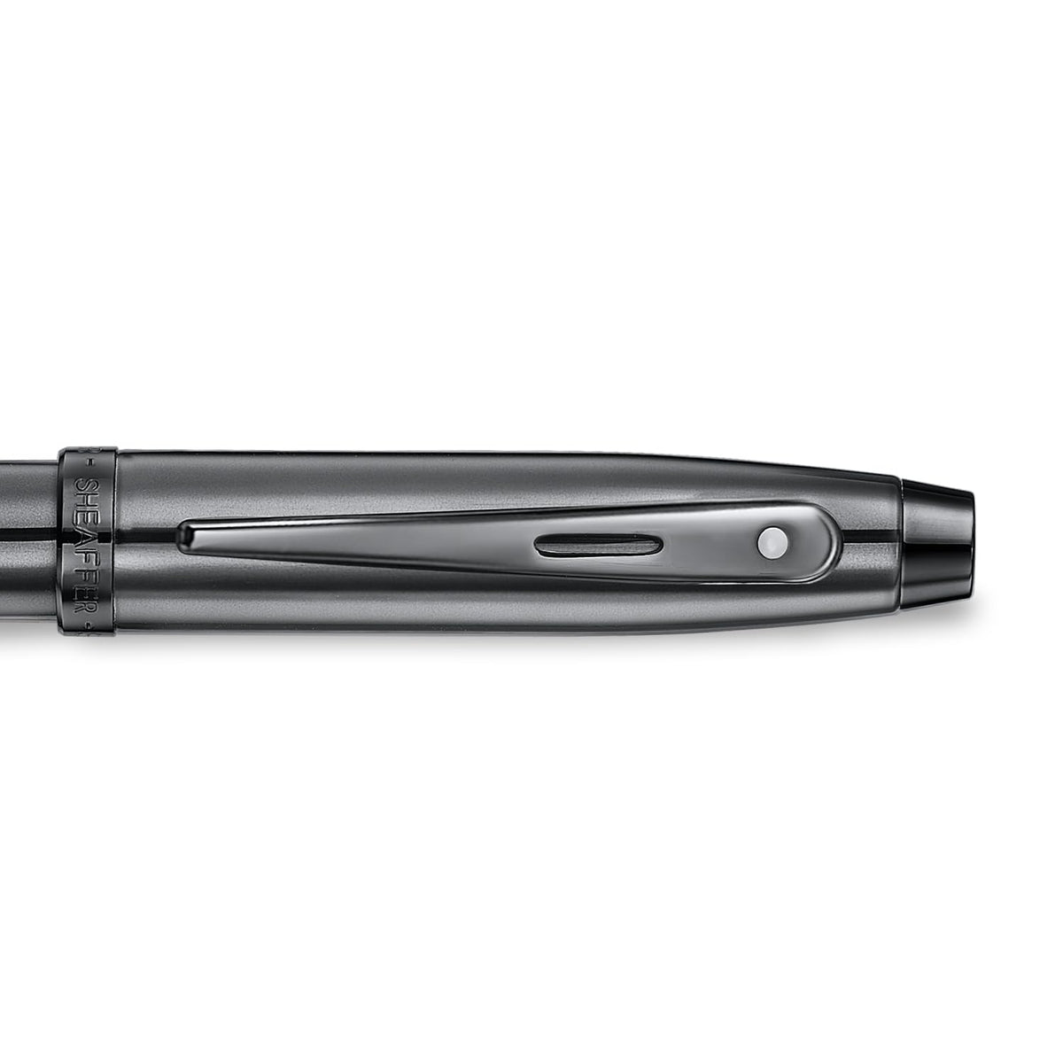 Sheaffer 100 Rollerball Pen | E9375 Ionic Shiny Grey Gunmetal with PVD Trims | Premium Rollerball Pen