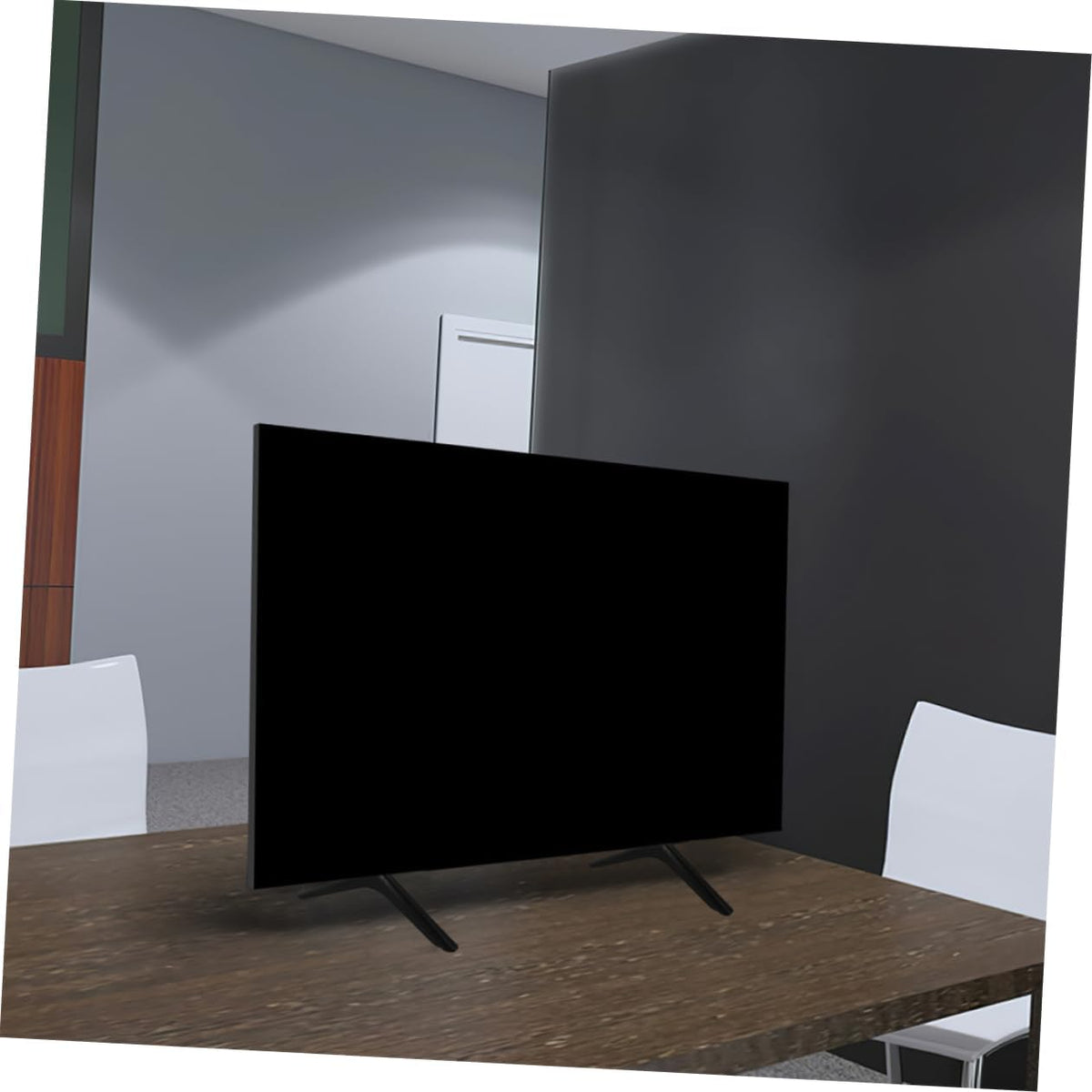 SEWOART Heavy Duty Tv Stand No-Drill Desktop Mount for Tvs Sturdy Aluminum Alloy Fit Modern Design