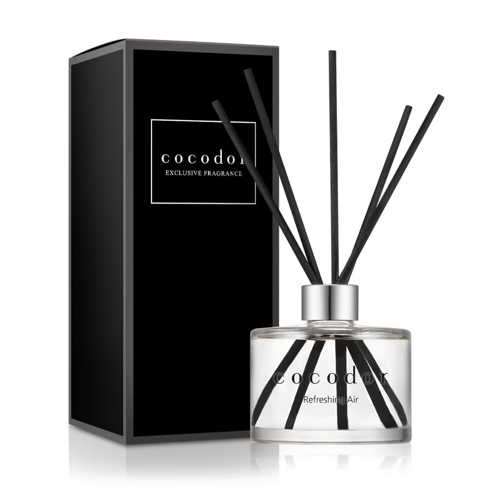 COCODOR Signature Reed Diffuser Set/Refreshing Air / 6.7oz /1 Pack/Home Fragrance Diffuser, Oil Scent Diffuser for Bathroom Shelf Decor