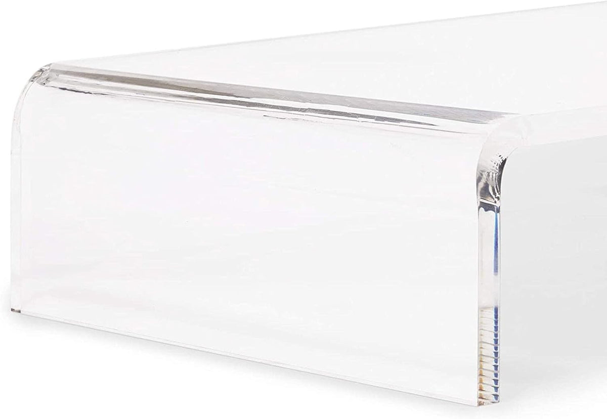 (12.1 8 3 Juvale Acrylic Computer Monitor Stand, Clear Display Riser x x in)
