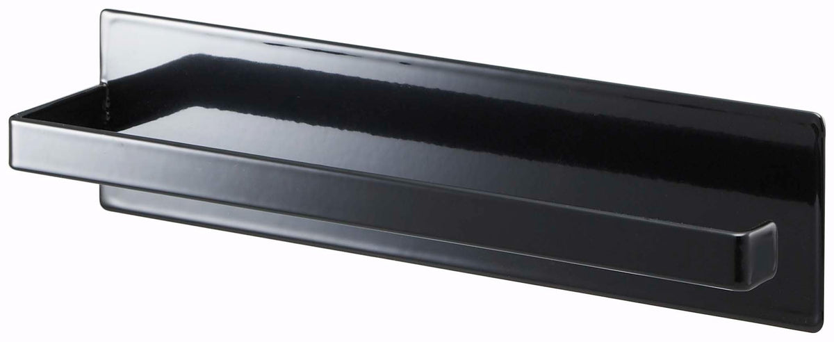 Yamazaki 7128 Magnetic Kitchen Paper Holder, Black, Approx. W 2.4 x D 2.0 x H 9.6 inches (6 x 5.2 x 24.5 cm), Tower, Can Be Placed in Either Vertical or Horizontal Orientation, Kitchen Paper, Towel
