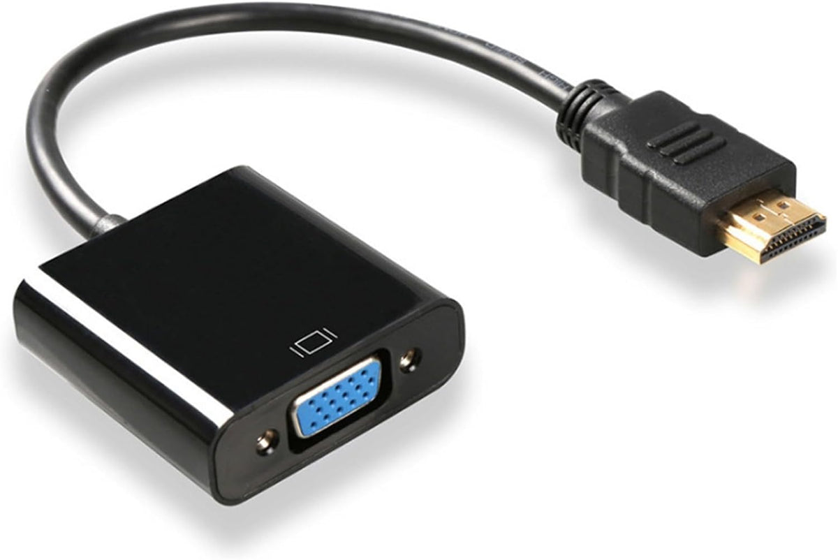 YWLUUOO 1080P HDTV to VGA Adapter Converters Output Computer Connector Dongle for Laptop PC Monitor Projector HDTV