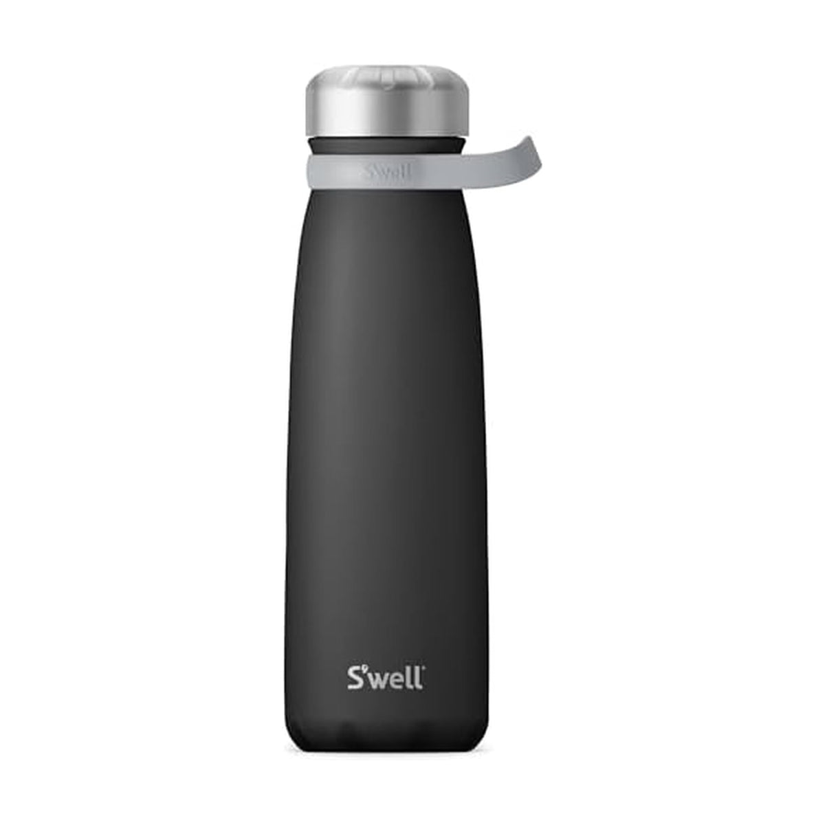 S'well Stainless Steel Traveler With Handle, 40oz, Onyx, Triple Layered Vacuum Insulated Containers Keeps Drinks Cold for 60 Hours and Hot for 20, BPA Free, Easy Carrying On the Go