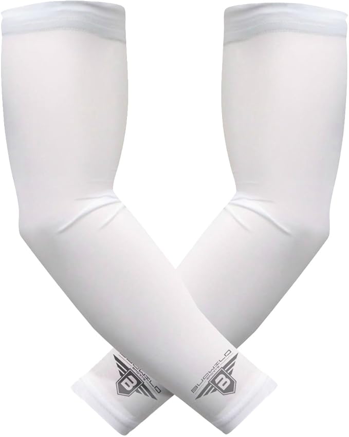 Bucwild Sports Baseball Arm Sleeve - Youth & Adult 1 Pair - Football Basketball Cycling Tennis