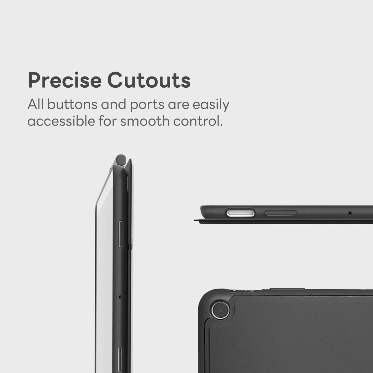 Penoval Google Pixel Tablet Case 11 inch (2023), Silicone Cover Case, Adjustable Viewing Angle, Easy Carry-on, Protective Cover Compatible with Charging Speaker Dock (Black)