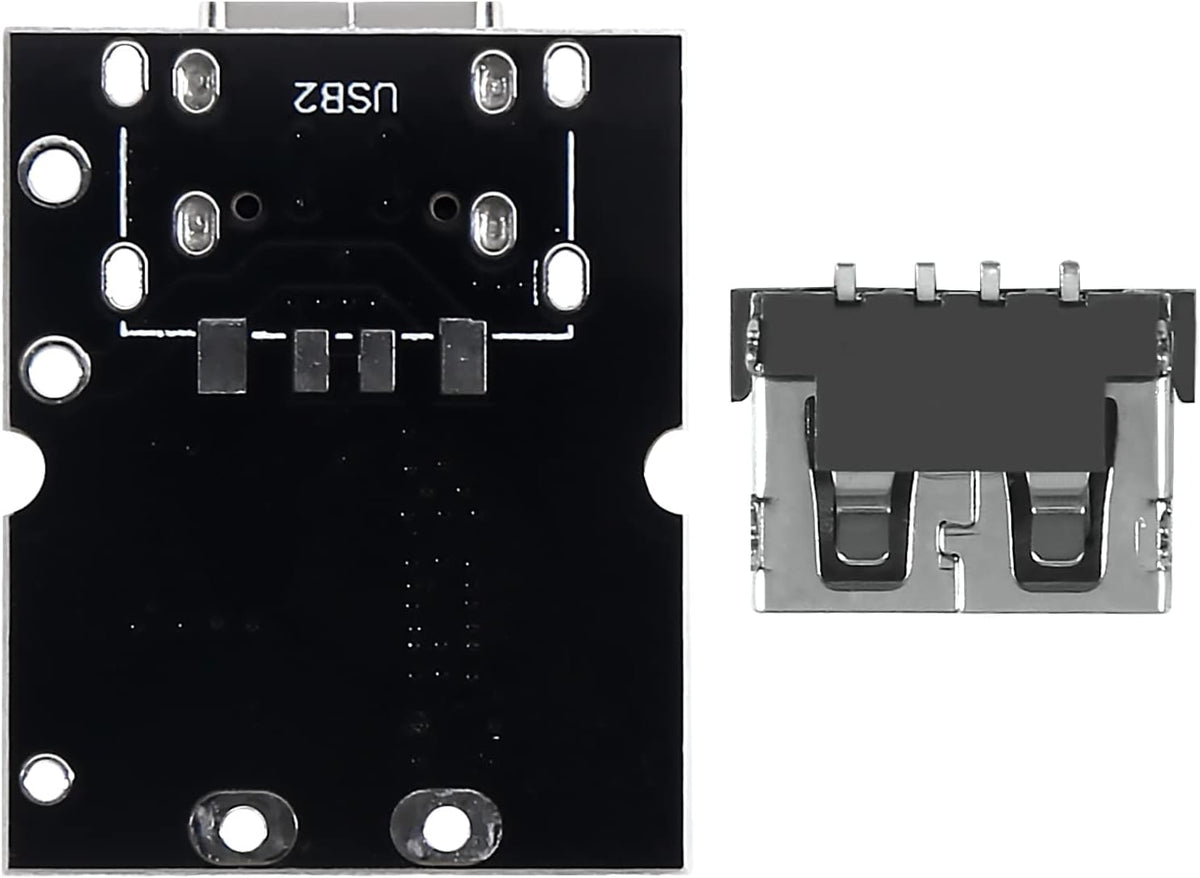 ATNSINC 12PCS 5V 2A Type-C USB Boost Converter Step-Up Power Module Mobile Power Bank Accessories with Protection LED