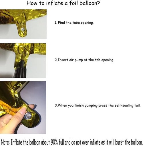 GOER Gold Foil Number 0 Balloons - 42 Inch Birthday & Anniversary Party Decorations | 10th-100th Celebrations