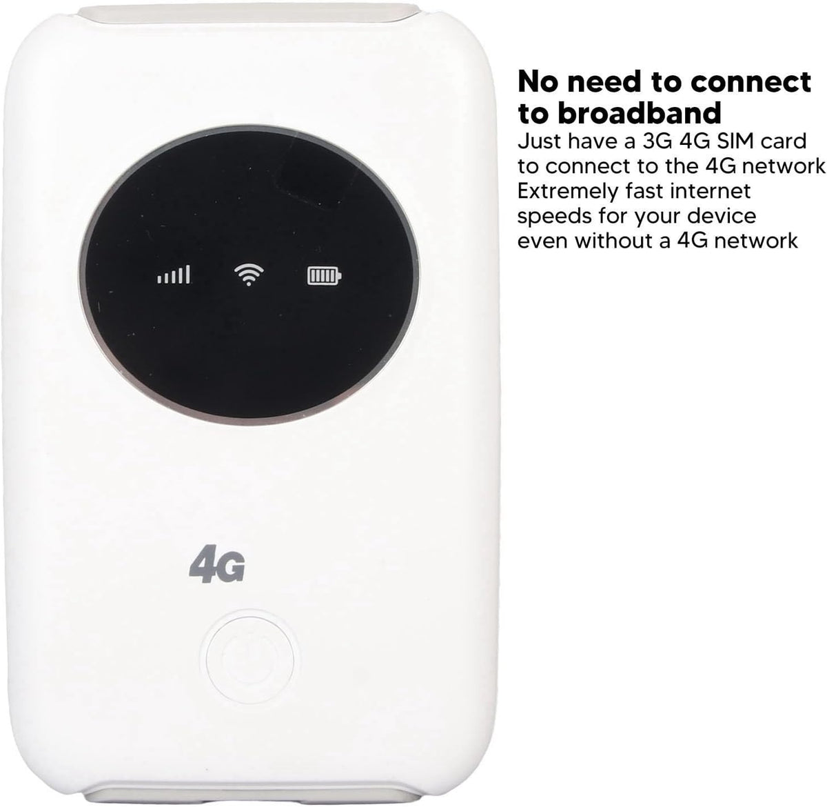 Yoidesu 5G 300Mbps 3200mAh 10 Unlocked SIM Card Slot Portable Router LTE USB Modem, Battery, Up to Devices, for Travel