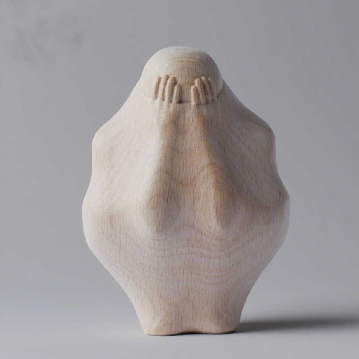 Wooden Sculpture of Person Trapped in Wood – 4.5" Abstract Human Figurine, Unique Modern Desk Decor, Artistic Gift Idea, Gifts for Healers