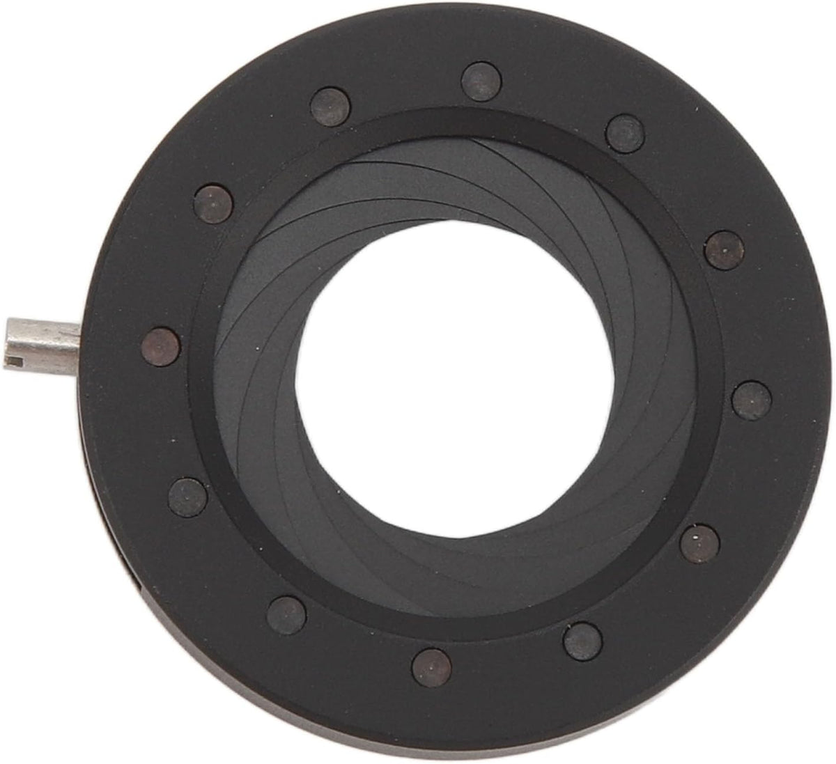 Yscryptoline 12 1.2 18mm Adjustable Iris Aperture Diaphragm, Manual Lens Adapter with Blades, to Aluminum Alloy Iris