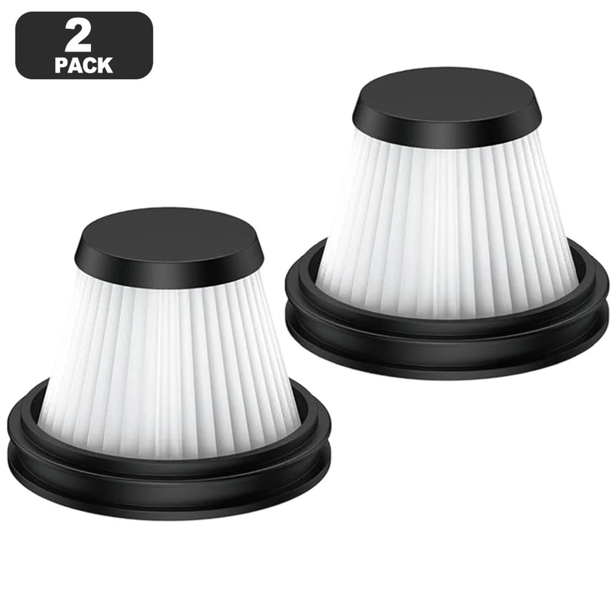 Reliable Daily Use 2/4pcs Filter Kit Car Vacuum Cleaner Filter,Compatible with Baseus A5/A5air Car 16000pa Vacuum Cleaner Household Cleaning Parts(2 PACK)