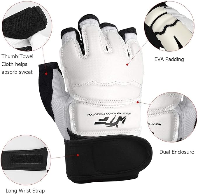 Punch Bag Training Gloves, LangRay MMA Grappling Gloves for Sparring Martial Arts Boxing Training for Adults and Kids