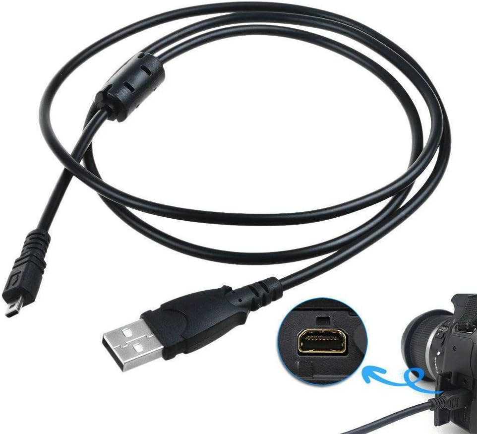 D3200 D5000 D5100 USB Power Charger Data SYNC Cable Cord Lead for Nikon DSLR