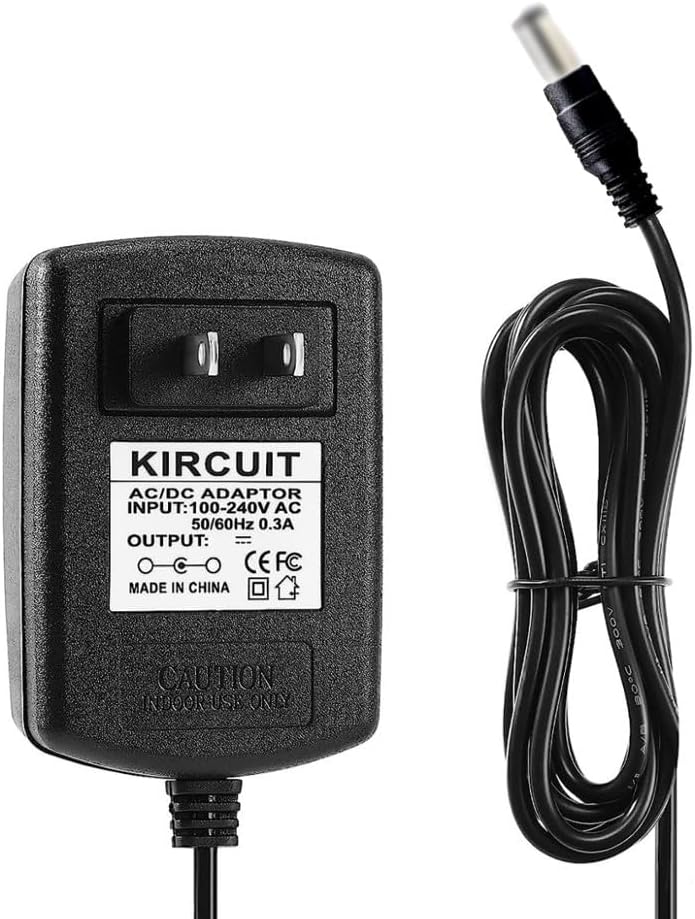 Kircuit 12V YG300 YG300Pro 12V AC/DC Adapter Compatible with PVO Pro Mini Projector Kids Gift Outdoor Movie LED Pico