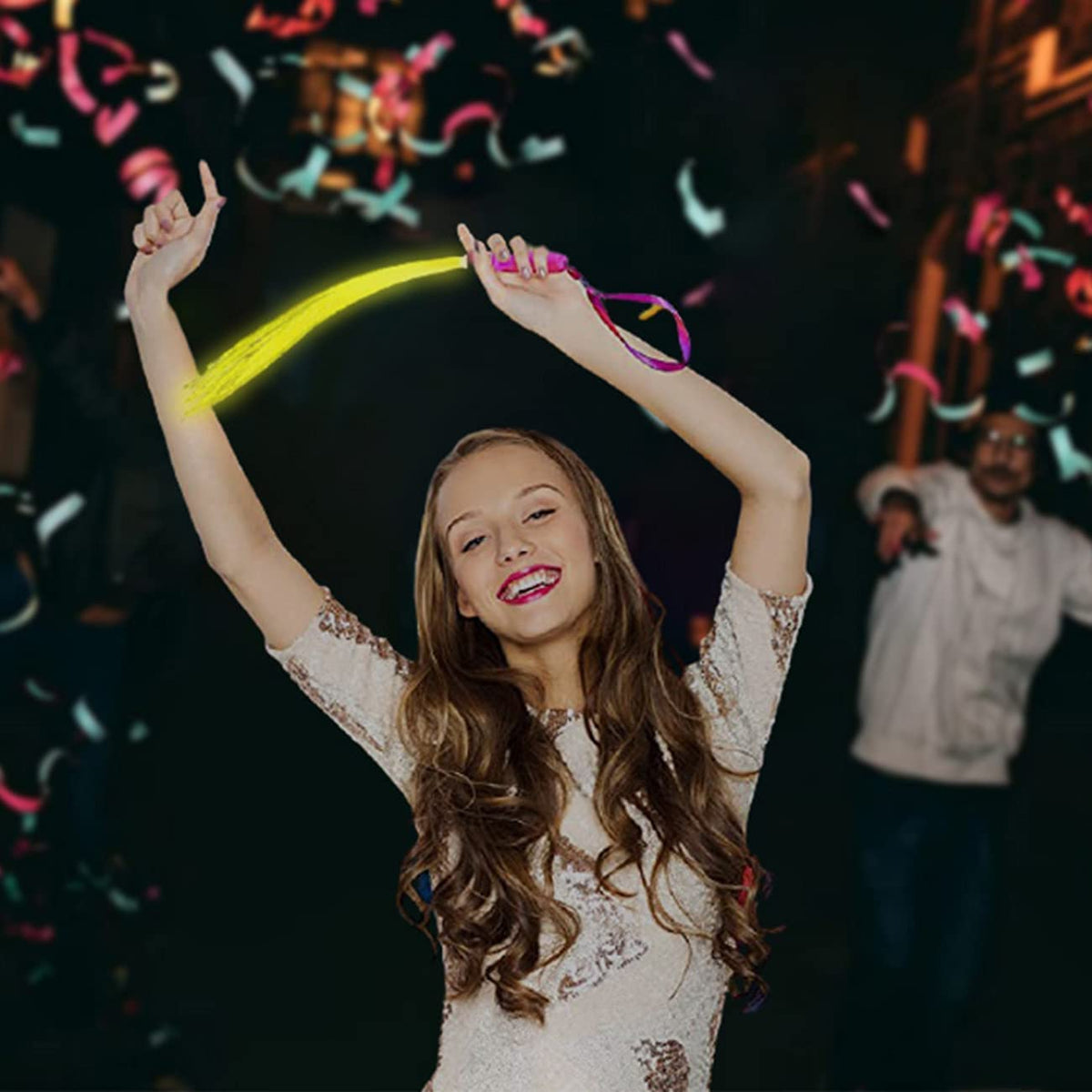 Glow Sticks Bulk, 30 Pcs LED Light Up Wands Glow Sticks with 3 Modes Colorful, Glow in The Dark Party Supplies for Wedding, Raves, Concert, Party