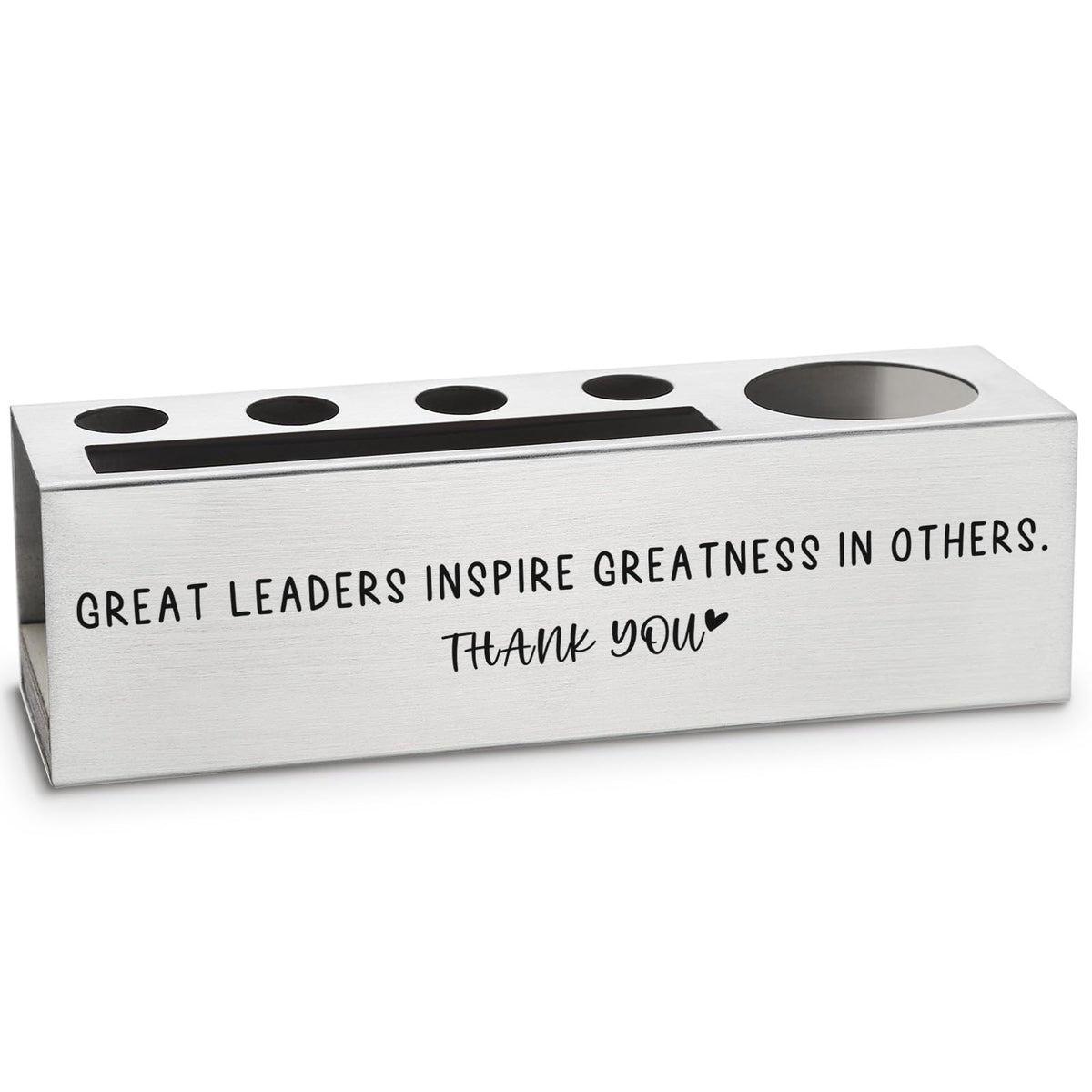 vizuzi Leadership Gifts for Women, Men, Leader Pencil Holder, Leader Appreciation Thank You Gifts, Team Women Leader Boss Day Birthday Gifts Office Cubicle Desk Pencil Holders & Pen Holders Zgg10