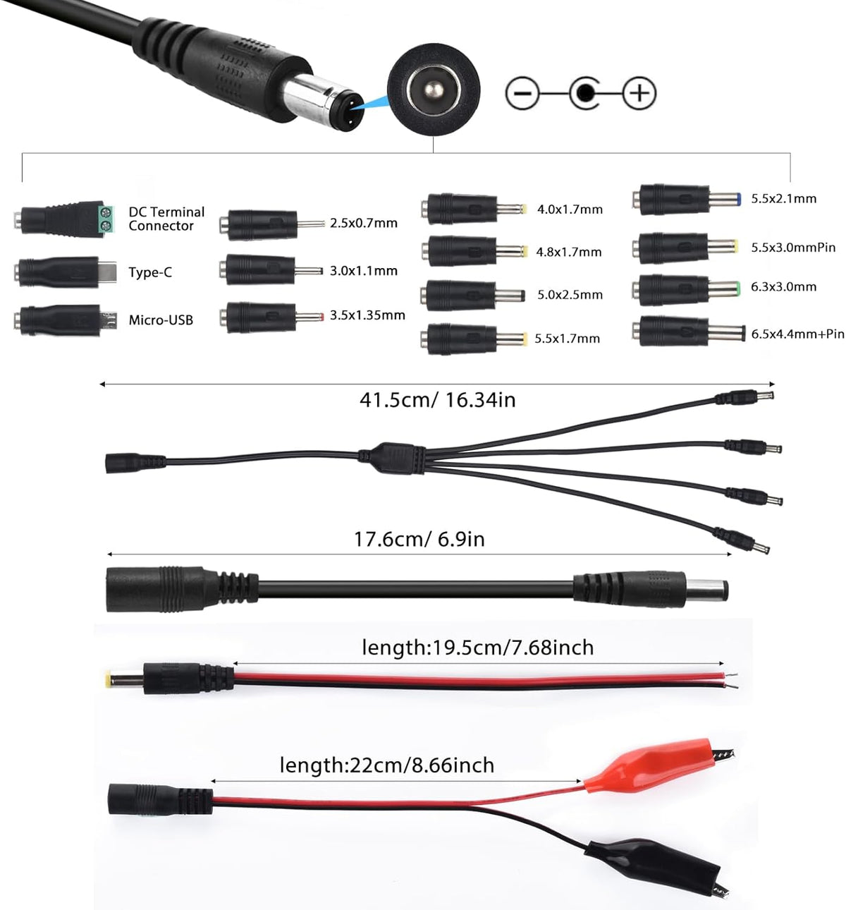 Amtake 72w 3V 24V 100V-240V Display,14pcs Tips,4-Way Universal Power Supply Adjustable DC ~ Variable Switching AC/DC
