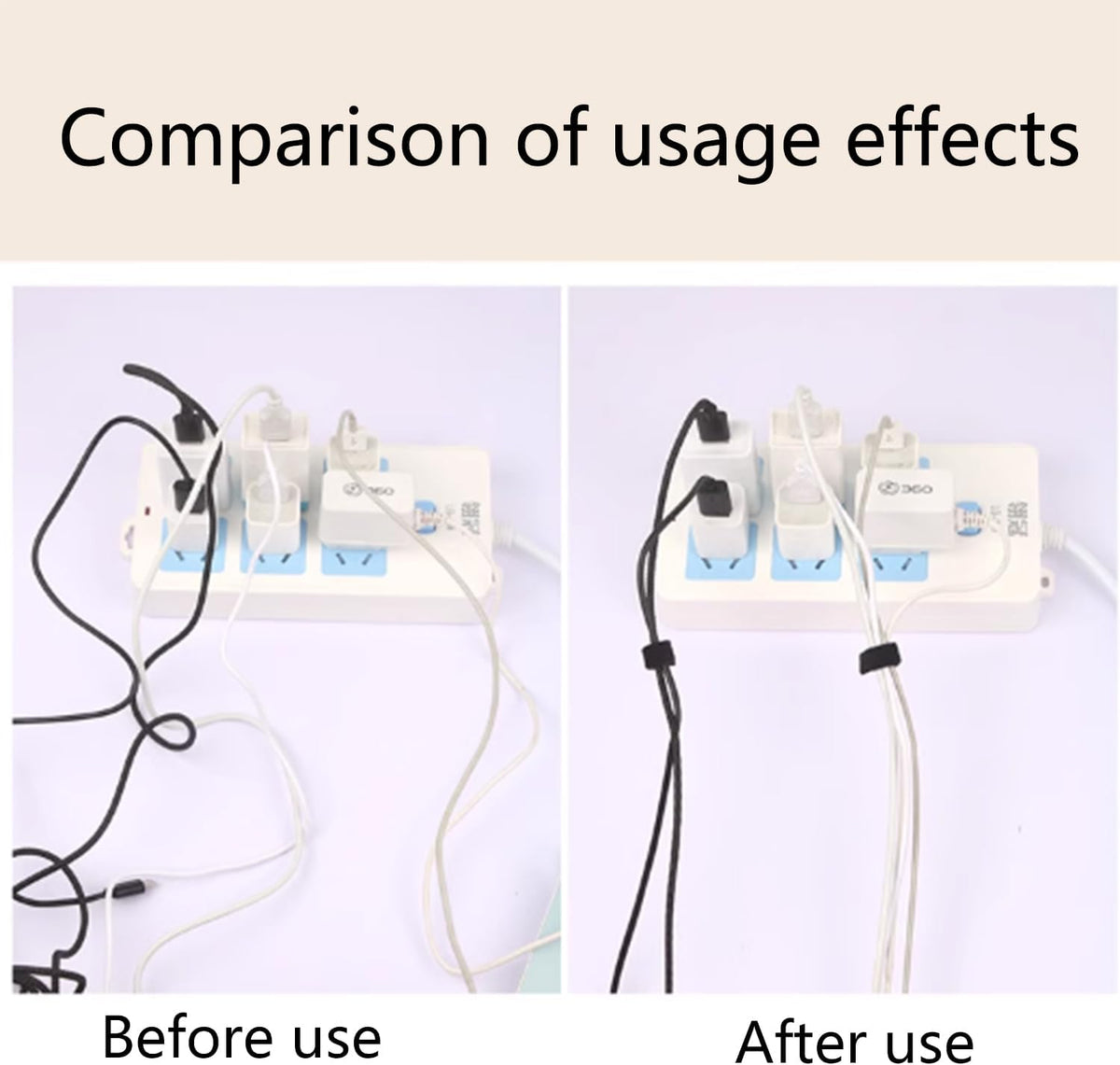 (2/5 9.8 1 TENOC Reusable Hook and Loop Cable Tie Tool, Adjustable Cable Organizer Tape Cord Wrap for Home, Office