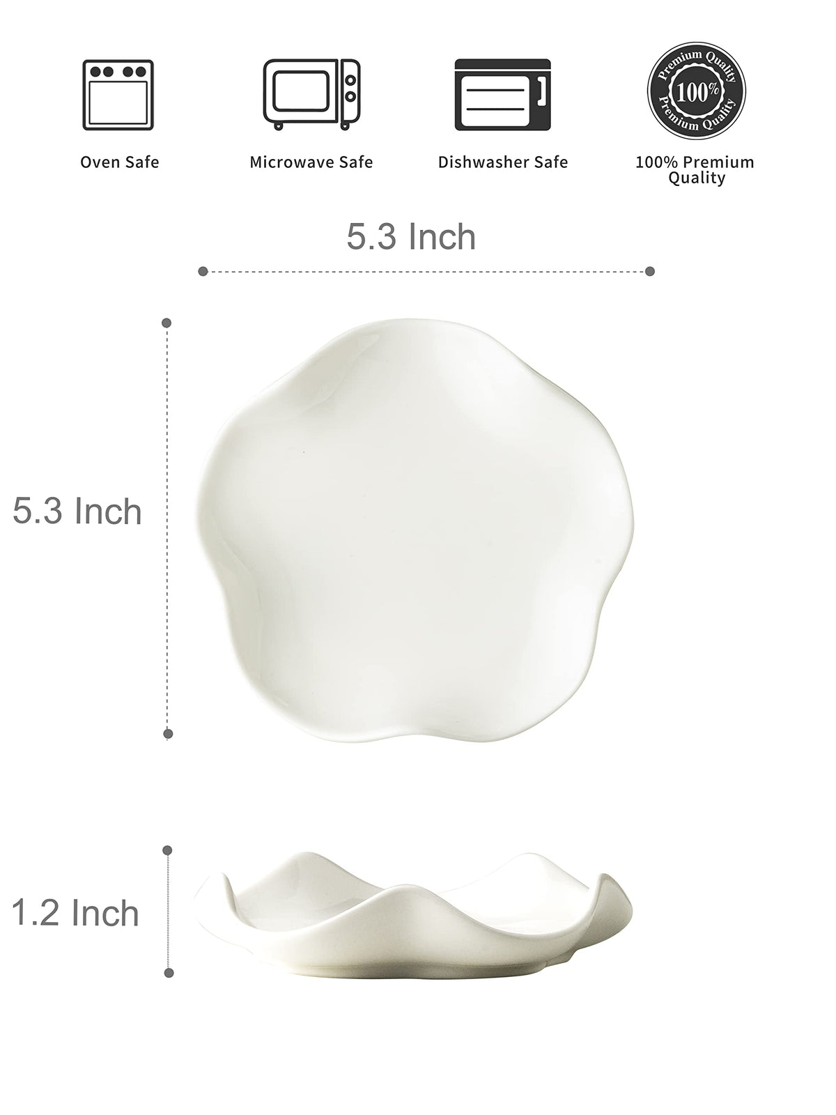 Miamolo Cute Spoon Rest for Stove Top, Ceramic Spoon Holder for Kitchen Counter, 5.3 Inches Coffee Spoon Holder Utensil Rest for Kitchen Gadget Cooking Gift Housewarming Wedding,Kitchen Decor, White