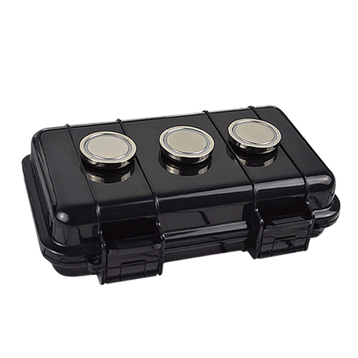 Magnetic Key Holder Under Car Waterproof Magnetic Stash Box for GPS Trackers Hide a Key Outside Magnetic key Box Under Car GPS Tracker Holder Case - Hide Your Items Anywhere