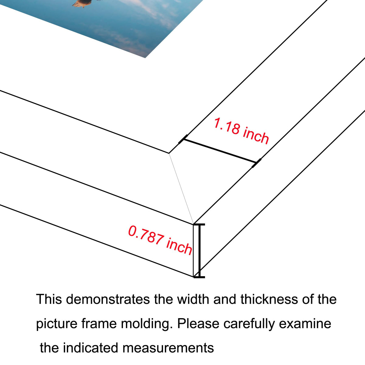 BESCRCL 20x30 Picture Frame Brown, Poster Frames Wall Hanging, Display Pictures 20 x 30 without Mat, 1 Pack