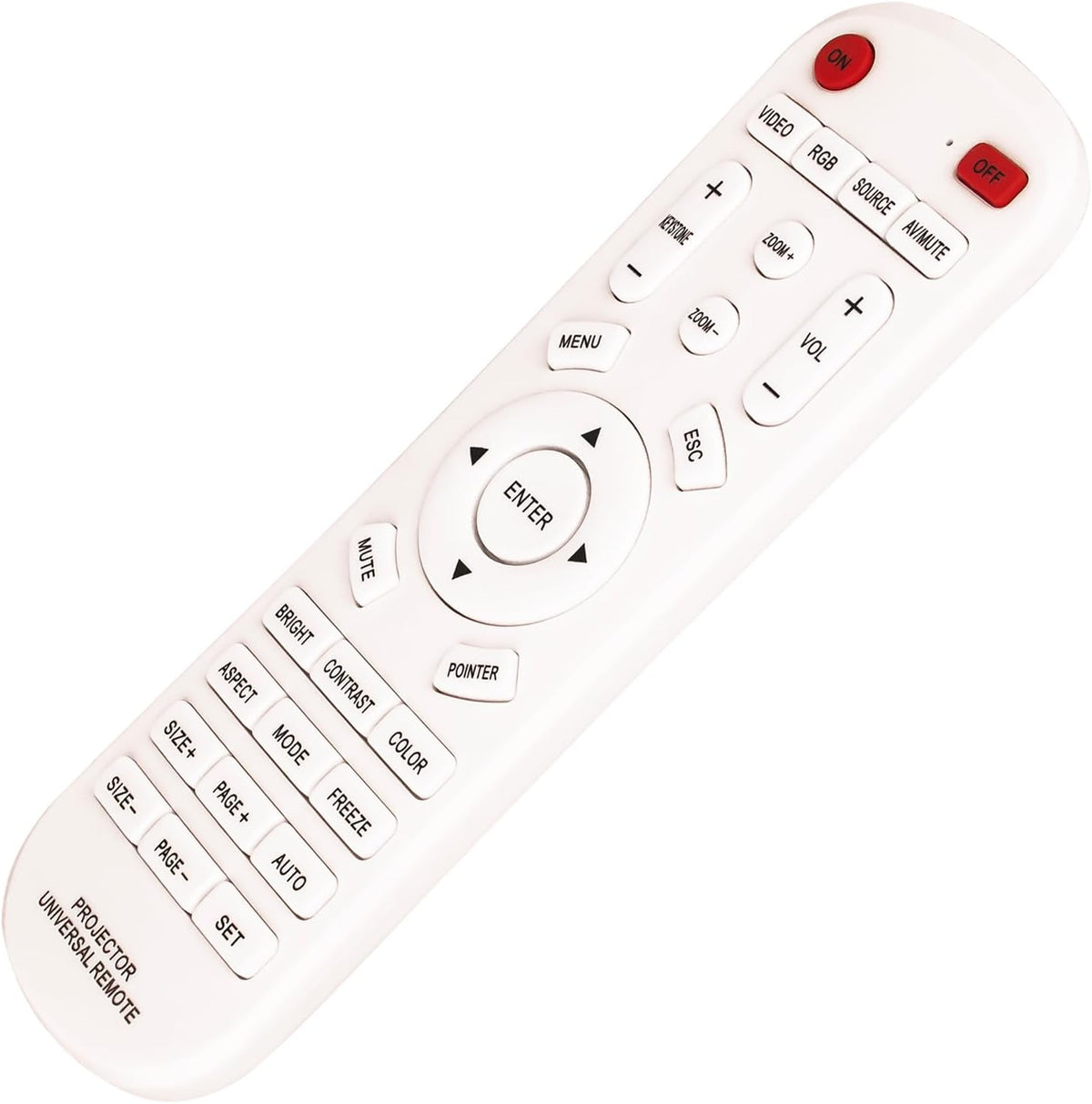 ALLIMITY Universal Projector Replacement Remote Control -- fit for Most of Projector Home Theater Remote Control