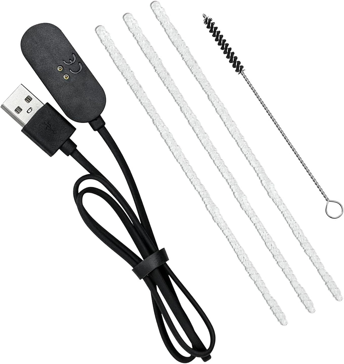 Set Replacement USB Charger Cable & Cleaning Brush