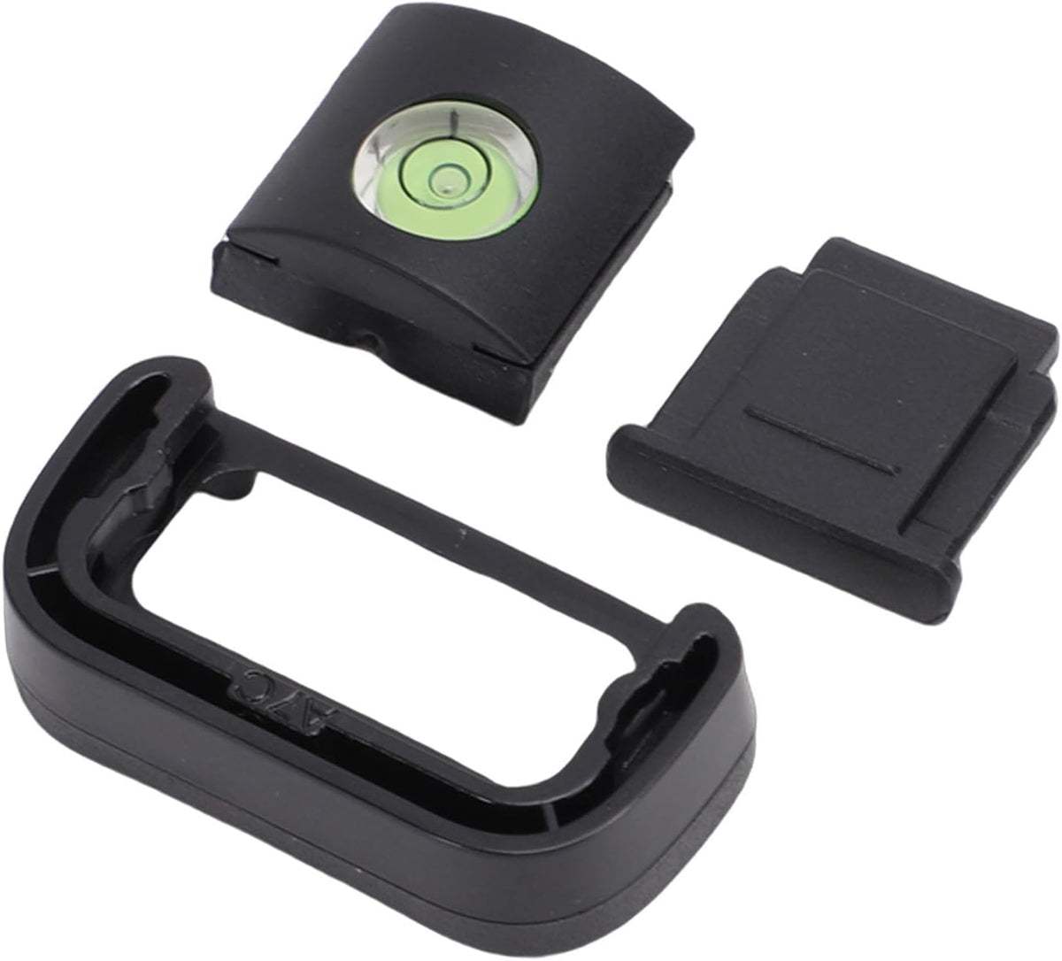 Yobadam A7C Camera Eyecup Viewfinder Eyepiece, Hot Shoe Cover Protector Cap, Bubble Spirit Level Cap with Soft Silicone